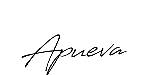 if you are searching for the best signature style for your name Apueva. so please give up your signature search. here we have designed multiple signature styles  using Antro_Vectra_Bolder. Apueva signature style 7 images and pictures png