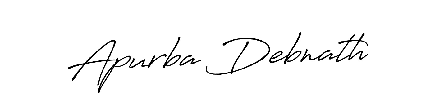 Use a signature maker to create a handwritten signature online. With this signature software, you can design (Antro_Vectra_Bolder) your own signature for name Apurba Debnath. Apurba Debnath signature style 7 images and pictures png