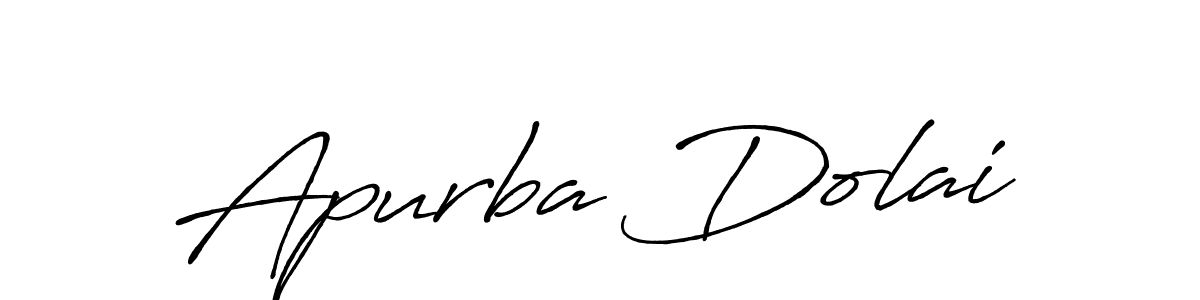 Design your own signature with our free online signature maker. With this signature software, you can create a handwritten (Antro_Vectra_Bolder) signature for name Apurba Dolai. Apurba Dolai signature style 7 images and pictures png