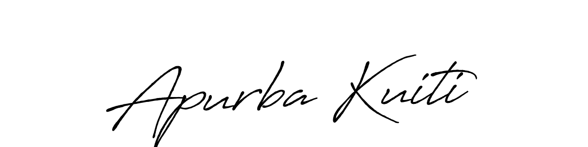 The best way (Antro_Vectra_Bolder) to make a short signature is to pick only two or three words in your name. The name Apurba Kuiti include a total of six letters. For converting this name. Apurba Kuiti signature style 7 images and pictures png