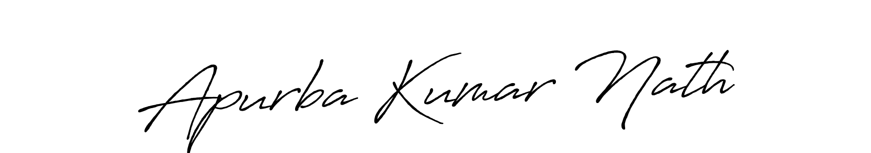 Design your own signature with our free online signature maker. With this signature software, you can create a handwritten (Antro_Vectra_Bolder) signature for name Apurba Kumar Nath. Apurba Kumar Nath signature style 7 images and pictures png