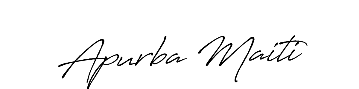Antro_Vectra_Bolder is a professional signature style that is perfect for those who want to add a touch of class to their signature. It is also a great choice for those who want to make their signature more unique. Get Apurba Maiti name to fancy signature for free. Apurba Maiti signature style 7 images and pictures png