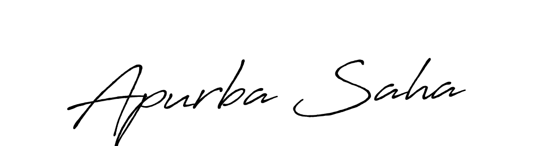 How to make Apurba Saha signature? Antro_Vectra_Bolder is a professional autograph style. Create handwritten signature for Apurba Saha name. Apurba Saha signature style 7 images and pictures png