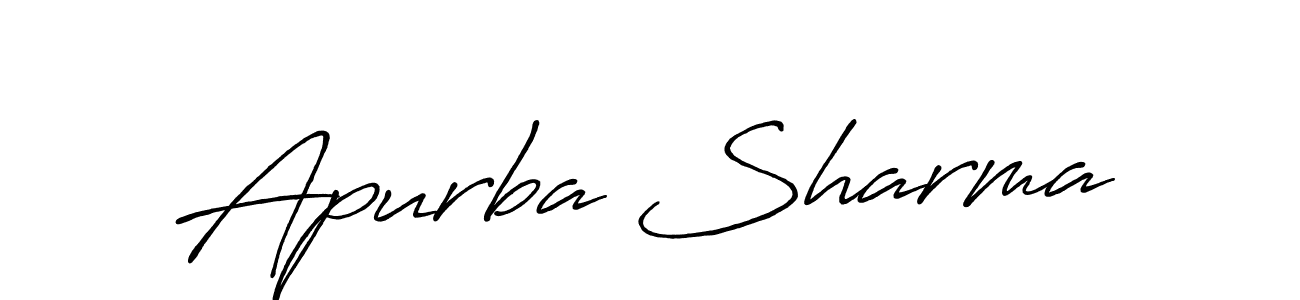 Similarly Antro_Vectra_Bolder is the best handwritten signature design. Signature creator online .You can use it as an online autograph creator for name Apurba Sharma. Apurba Sharma signature style 7 images and pictures png