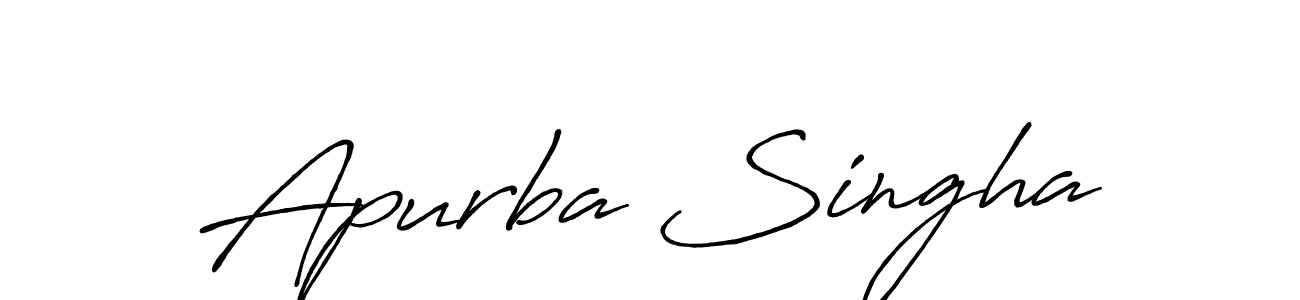 Similarly Antro_Vectra_Bolder is the best handwritten signature design. Signature creator online .You can use it as an online autograph creator for name Apurba Singha. Apurba Singha signature style 7 images and pictures png