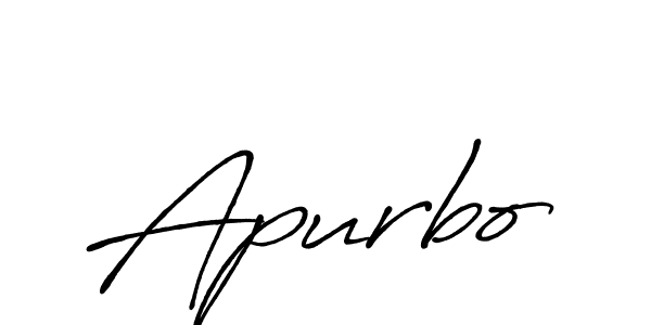 The best way (Antro_Vectra_Bolder) to make a short signature is to pick only two or three words in your name. The name Apurbo include a total of six letters. For converting this name. Apurbo signature style 7 images and pictures png