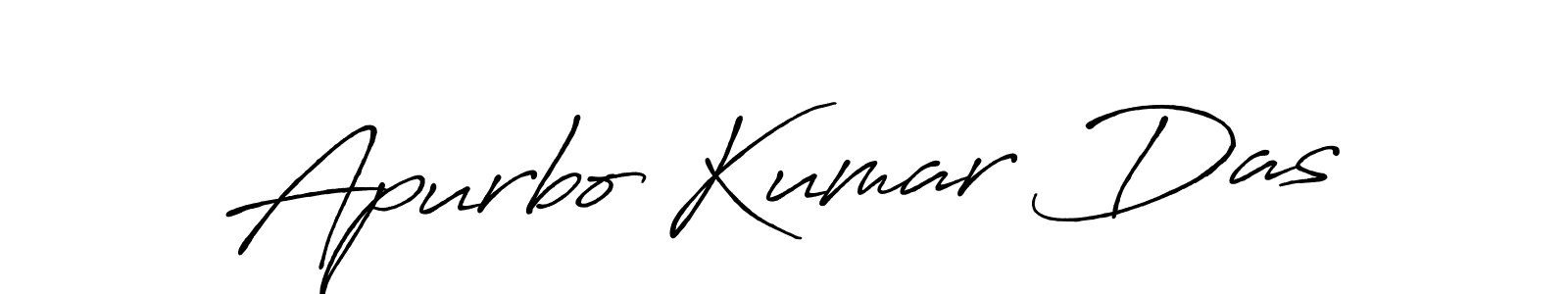How to make Apurbo Kumar Das name signature. Use Antro_Vectra_Bolder style for creating short signs online. This is the latest handwritten sign. Apurbo Kumar Das signature style 7 images and pictures png
