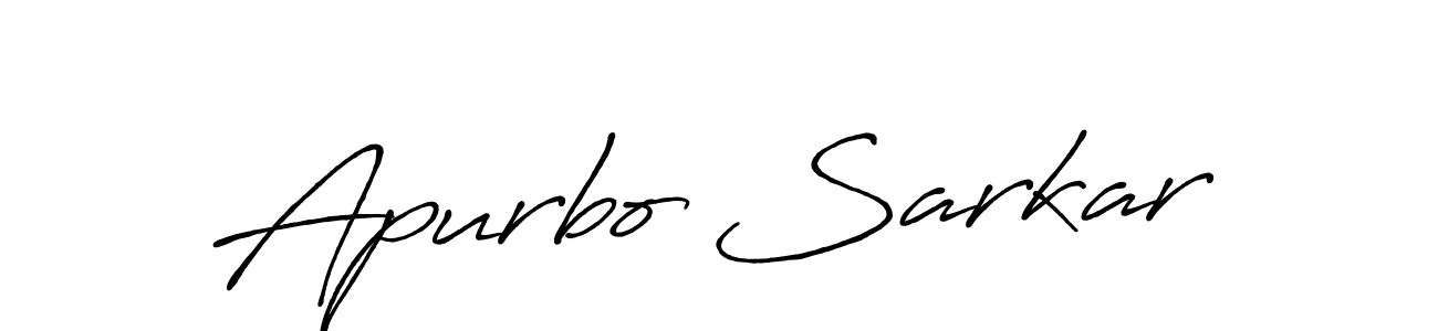 Apurbo Sarkar stylish signature style. Best Handwritten Sign (Antro_Vectra_Bolder) for my name. Handwritten Signature Collection Ideas for my name Apurbo Sarkar. Apurbo Sarkar signature style 7 images and pictures png