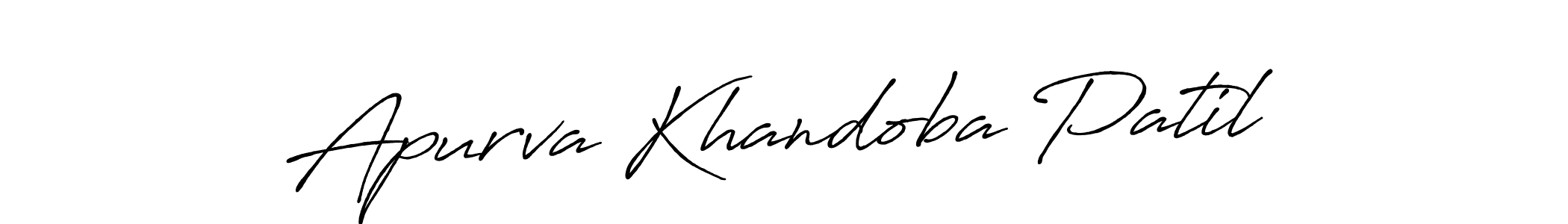 if you are searching for the best signature style for your name Apurva Khandoba Patil. so please give up your signature search. here we have designed multiple signature styles  using Antro_Vectra_Bolder. Apurva Khandoba Patil signature style 7 images and pictures png