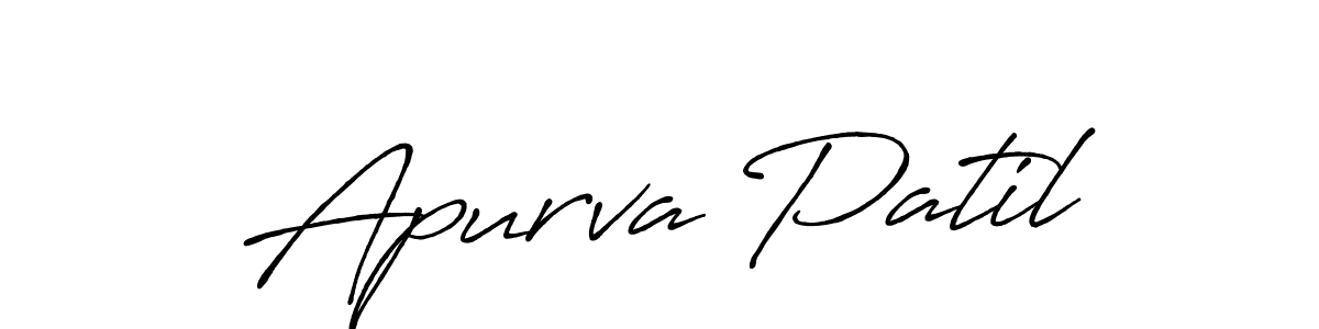 Make a beautiful signature design for name Apurva Patil. Use this online signature maker to create a handwritten signature for free. Apurva Patil signature style 7 images and pictures png
