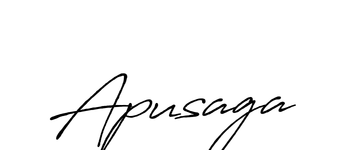 How to make Apusaga name signature. Use Antro_Vectra_Bolder style for creating short signs online. This is the latest handwritten sign. Apusaga signature style 7 images and pictures png