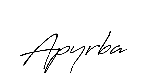 Make a beautiful signature design for name Apyrba. Use this online signature maker to create a handwritten signature for free. Apyrba signature style 7 images and pictures png