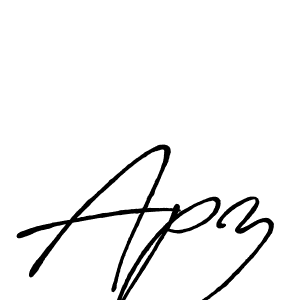 Also You can easily find your signature by using the search form. We will create Apz name handwritten signature images for you free of cost using Antro_Vectra_Bolder sign style. Apz signature style 7 images and pictures png