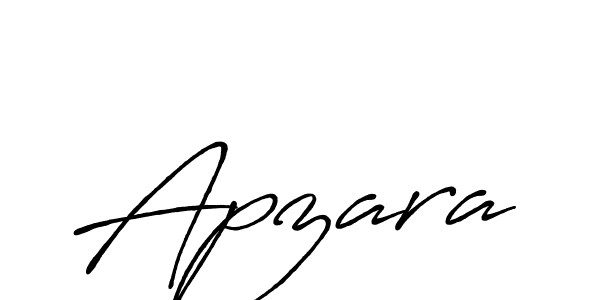 Make a beautiful signature design for name Apzara. With this signature (Antro_Vectra_Bolder) style, you can create a handwritten signature for free. Apzara signature style 7 images and pictures png