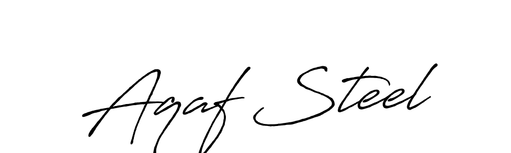 How to Draw Aqaf Steel signature style? Antro_Vectra_Bolder is a latest design signature styles for name Aqaf Steel. Aqaf Steel signature style 7 images and pictures png