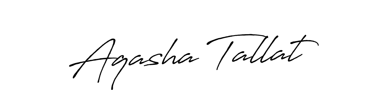 if you are searching for the best signature style for your name Aqasha Tallat. so please give up your signature search. here we have designed multiple signature styles  using Antro_Vectra_Bolder. Aqasha Tallat signature style 7 images and pictures png