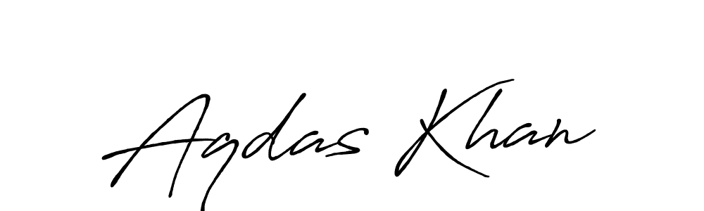 Also we have Aqdas Khan name is the best signature style. Create professional handwritten signature collection using Antro_Vectra_Bolder autograph style. Aqdas Khan signature style 7 images and pictures png