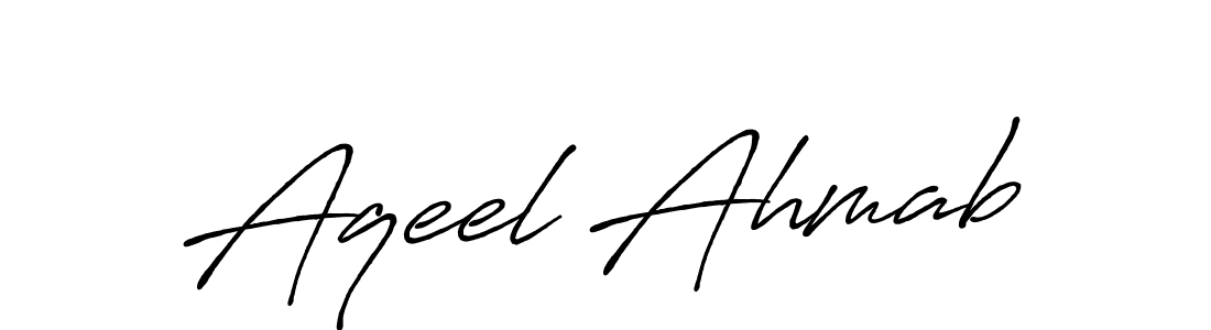 Here are the top 10 professional signature styles for the name Aqeel Ahmab. These are the best autograph styles you can use for your name. Aqeel Ahmab signature style 7 images and pictures png