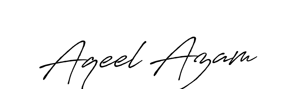 Make a beautiful signature design for name Aqeel Azam. Use this online signature maker to create a handwritten signature for free. Aqeel Azam signature style 7 images and pictures png