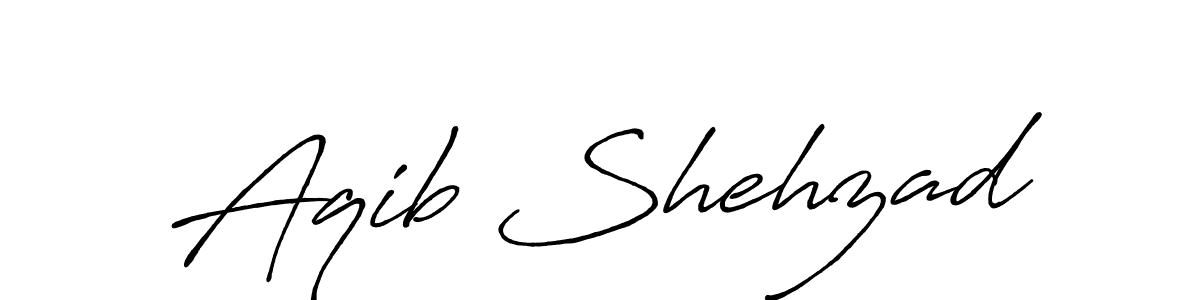 How to make Aqib Shehzad signature? Antro_Vectra_Bolder is a professional autograph style. Create handwritten signature for Aqib Shehzad name. Aqib Shehzad signature style 7 images and pictures png