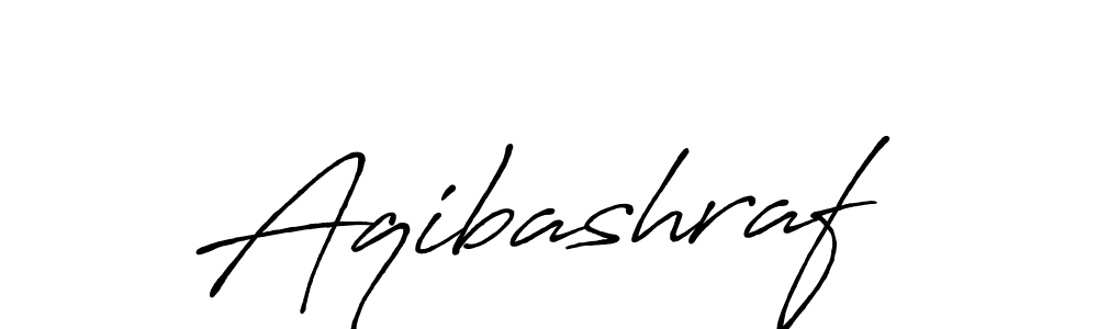 Create a beautiful signature design for name Aqibashraf. With this signature (Antro_Vectra_Bolder) fonts, you can make a handwritten signature for free. Aqibashraf signature style 7 images and pictures png