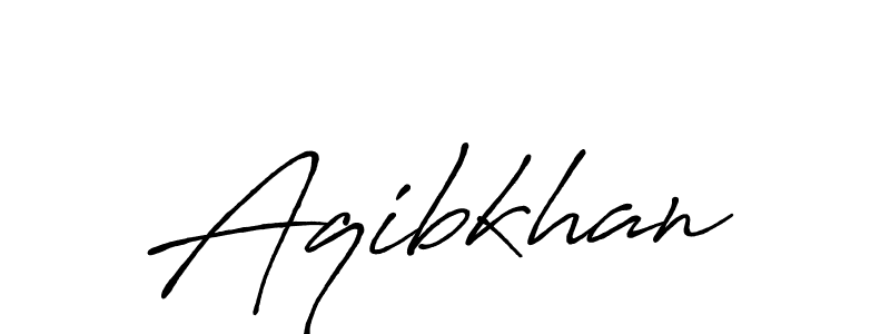 Aqibkhan stylish signature style. Best Handwritten Sign (Antro_Vectra_Bolder) for my name. Handwritten Signature Collection Ideas for my name Aqibkhan. Aqibkhan signature style 7 images and pictures png