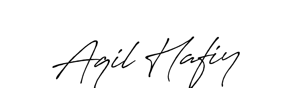 How to make Aqil Hafiy signature? Antro_Vectra_Bolder is a professional autograph style. Create handwritten signature for Aqil Hafiy name. Aqil Hafiy signature style 7 images and pictures png