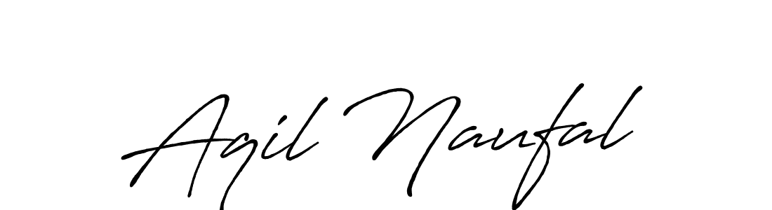 You should practise on your own different ways (Antro_Vectra_Bolder) to write your name (Aqil Naufal) in signature. don't let someone else do it for you. Aqil Naufal signature style 7 images and pictures png