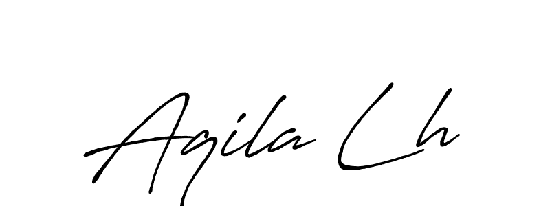 Also You can easily find your signature by using the search form. We will create Aqila Lh name handwritten signature images for you free of cost using Antro_Vectra_Bolder sign style. Aqila Lh signature style 7 images and pictures png