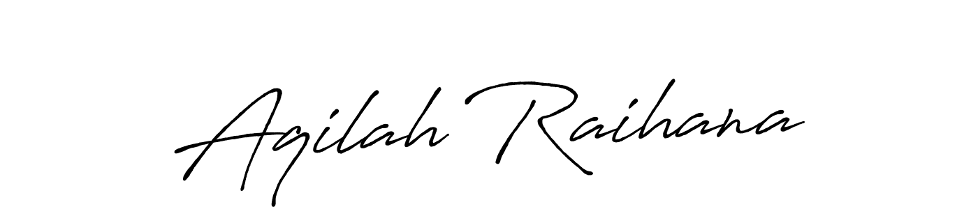 Also You can easily find your signature by using the search form. We will create Aqilah Raihana name handwritten signature images for you free of cost using Antro_Vectra_Bolder sign style. Aqilah Raihana signature style 7 images and pictures png