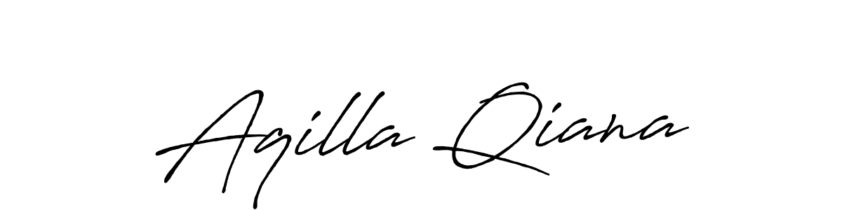 if you are searching for the best signature style for your name Aqilla Qiana. so please give up your signature search. here we have designed multiple signature styles  using Antro_Vectra_Bolder. Aqilla Qiana signature style 7 images and pictures png