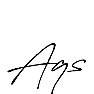 if you are searching for the best signature style for your name Aqs. so please give up your signature search. here we have designed multiple signature styles  using Antro_Vectra_Bolder. Aqs signature style 7 images and pictures png
