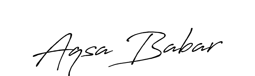 This is the best signature style for the Aqsa Babar name. Also you like these signature font (Antro_Vectra_Bolder). Mix name signature. Aqsa Babar signature style 7 images and pictures png