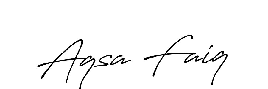 Once you've used our free online signature maker to create your best signature Antro_Vectra_Bolder style, it's time to enjoy all of the benefits that Aqsa Faiq name signing documents. Aqsa Faiq signature style 7 images and pictures png