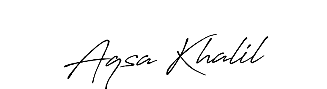 Once you've used our free online signature maker to create your best signature Antro_Vectra_Bolder style, it's time to enjoy all of the benefits that Aqsa Khalil name signing documents. Aqsa Khalil signature style 7 images and pictures png