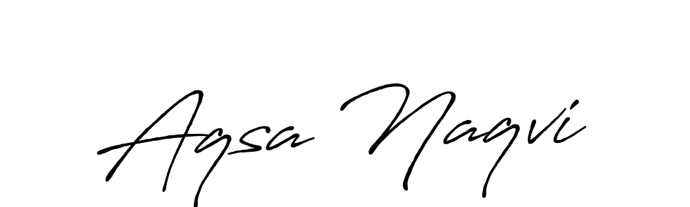 Similarly Antro_Vectra_Bolder is the best handwritten signature design. Signature creator online .You can use it as an online autograph creator for name Aqsa Naqvi. Aqsa Naqvi signature style 7 images and pictures png