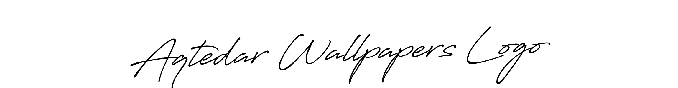 How to make Aqtedar Wallpapers Logo name signature. Use Antro_Vectra_Bolder style for creating short signs online. This is the latest handwritten sign. Aqtedar Wallpapers Logo signature style 7 images and pictures png