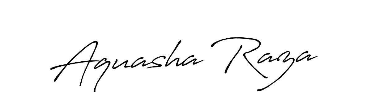 Once you've used our free online signature maker to create your best signature Antro_Vectra_Bolder style, it's time to enjoy all of the benefits that Aquasha Raza name signing documents. Aquasha Raza signature style 7 images and pictures png