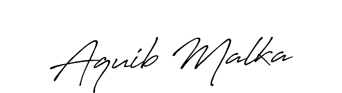 Similarly Antro_Vectra_Bolder is the best handwritten signature design. Signature creator online .You can use it as an online autograph creator for name Aquib Malka. Aquib Malka signature style 7 images and pictures png