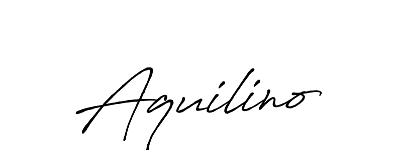 Use a signature maker to create a handwritten signature online. With this signature software, you can design (Antro_Vectra_Bolder) your own signature for name Aquilino. Aquilino signature style 7 images and pictures png