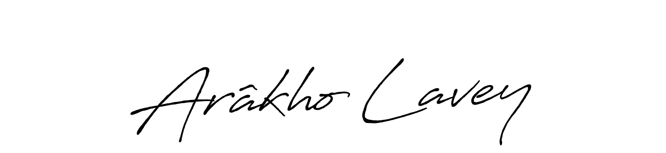 Make a beautiful signature design for name Arâkho Lavey. With this signature (Antro_Vectra_Bolder) style, you can create a handwritten signature for free. Arâkho Lavey signature style 7 images and pictures png