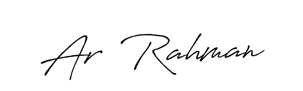 It looks lik you need a new signature style for name Ar  Rahman. Design unique handwritten (Antro_Vectra_Bolder) signature with our free signature maker in just a few clicks. Ar  Rahman signature style 7 images and pictures png