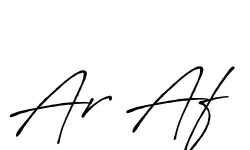 if you are searching for the best signature style for your name Ar Af. so please give up your signature search. here we have designed multiple signature styles  using Antro_Vectra_Bolder. Ar Af signature style 7 images and pictures png