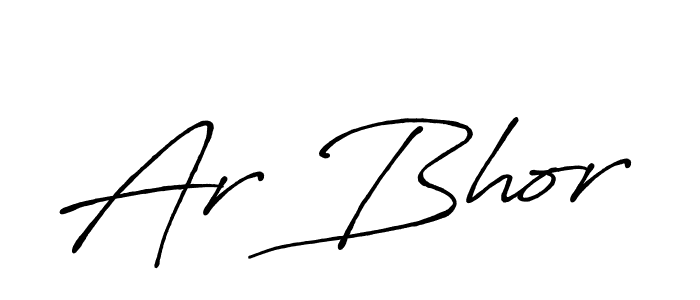 It looks lik you need a new signature style for name Ar Bhor. Design unique handwritten (Antro_Vectra_Bolder) signature with our free signature maker in just a few clicks. Ar Bhor signature style 7 images and pictures png