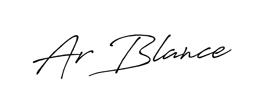 Once you've used our free online signature maker to create your best signature Antro_Vectra_Bolder style, it's time to enjoy all of the benefits that Ar Blance name signing documents. Ar Blance signature style 7 images and pictures png