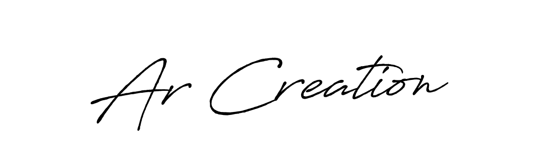 You can use this online signature creator to create a handwritten signature for the name Ar Creation. This is the best online autograph maker. Ar Creation signature style 7 images and pictures png