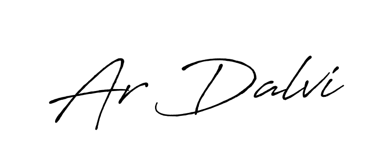 You should practise on your own different ways (Antro_Vectra_Bolder) to write your name (Ar Dalvi) in signature. don't let someone else do it for you. Ar Dalvi signature style 7 images and pictures png