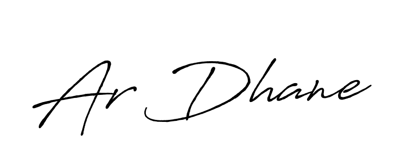 It looks lik you need a new signature style for name Ar Dhane. Design unique handwritten (Antro_Vectra_Bolder) signature with our free signature maker in just a few clicks. Ar Dhane signature style 7 images and pictures png