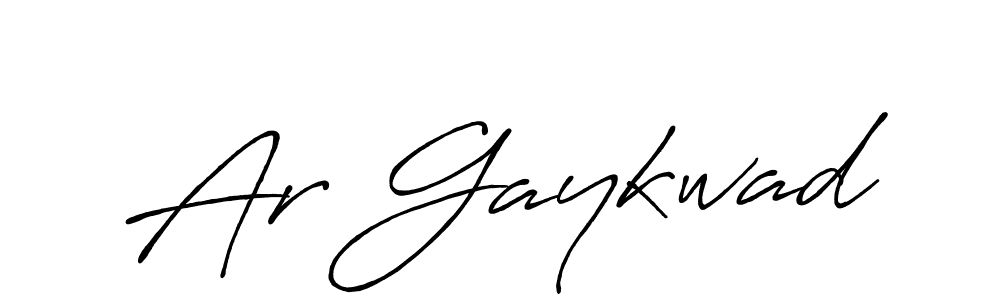 Similarly Antro_Vectra_Bolder is the best handwritten signature design. Signature creator online .You can use it as an online autograph creator for name Ar Gaykwad. Ar Gaykwad signature style 7 images and pictures png