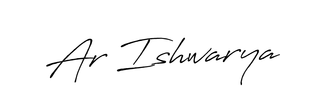 It looks lik you need a new signature style for name Ar Ishwarya. Design unique handwritten (Antro_Vectra_Bolder) signature with our free signature maker in just a few clicks. Ar Ishwarya signature style 7 images and pictures png